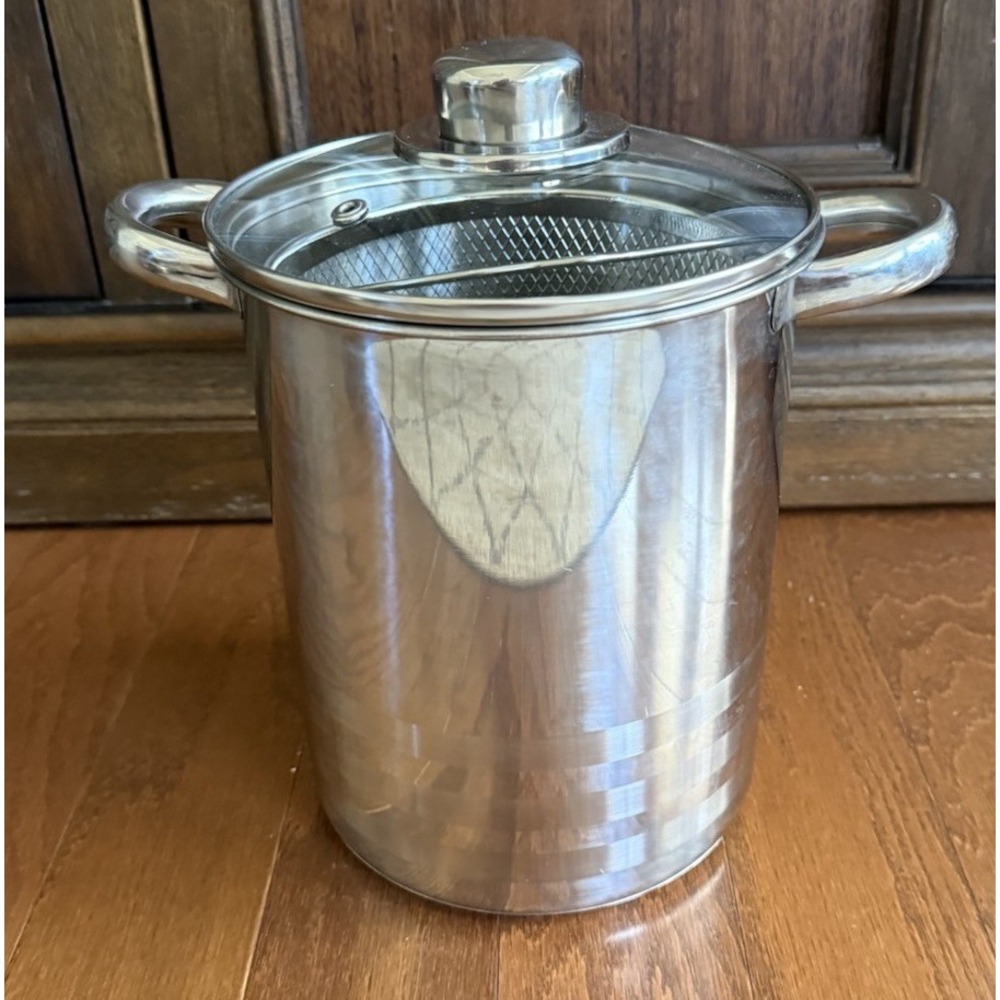 Oster Asparagus Vegetable Steamer w/ Wire Basket & Lid